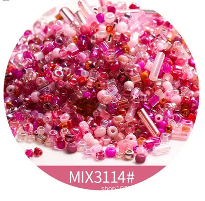 1 Set Diameter 1.8-2.0 Hole Under 1mm Glass Solid Color Beads