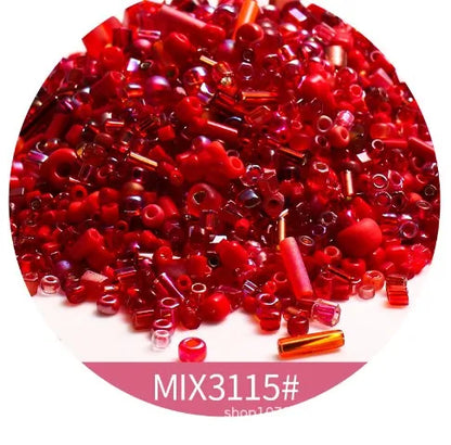 1 Set Diameter 1.8-2.0 Hole Under 1mm Glass Solid Color Beads