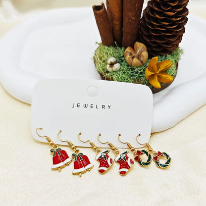 1 Set Simple Style Classic Style Color Block Alloy Drop Earrings