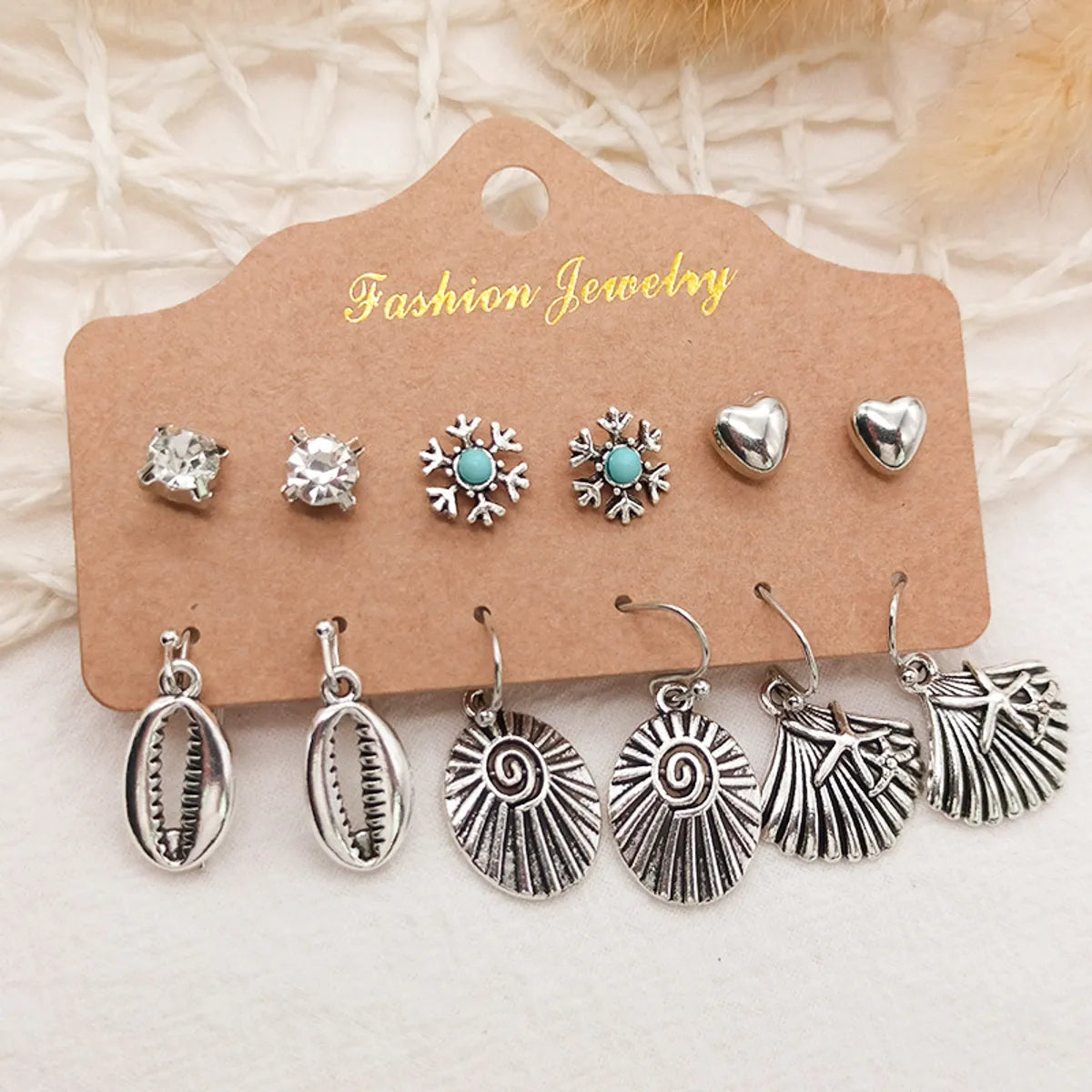 1 Set Simple Style Classic Style Leaf Plating Alloy Drop Earrings