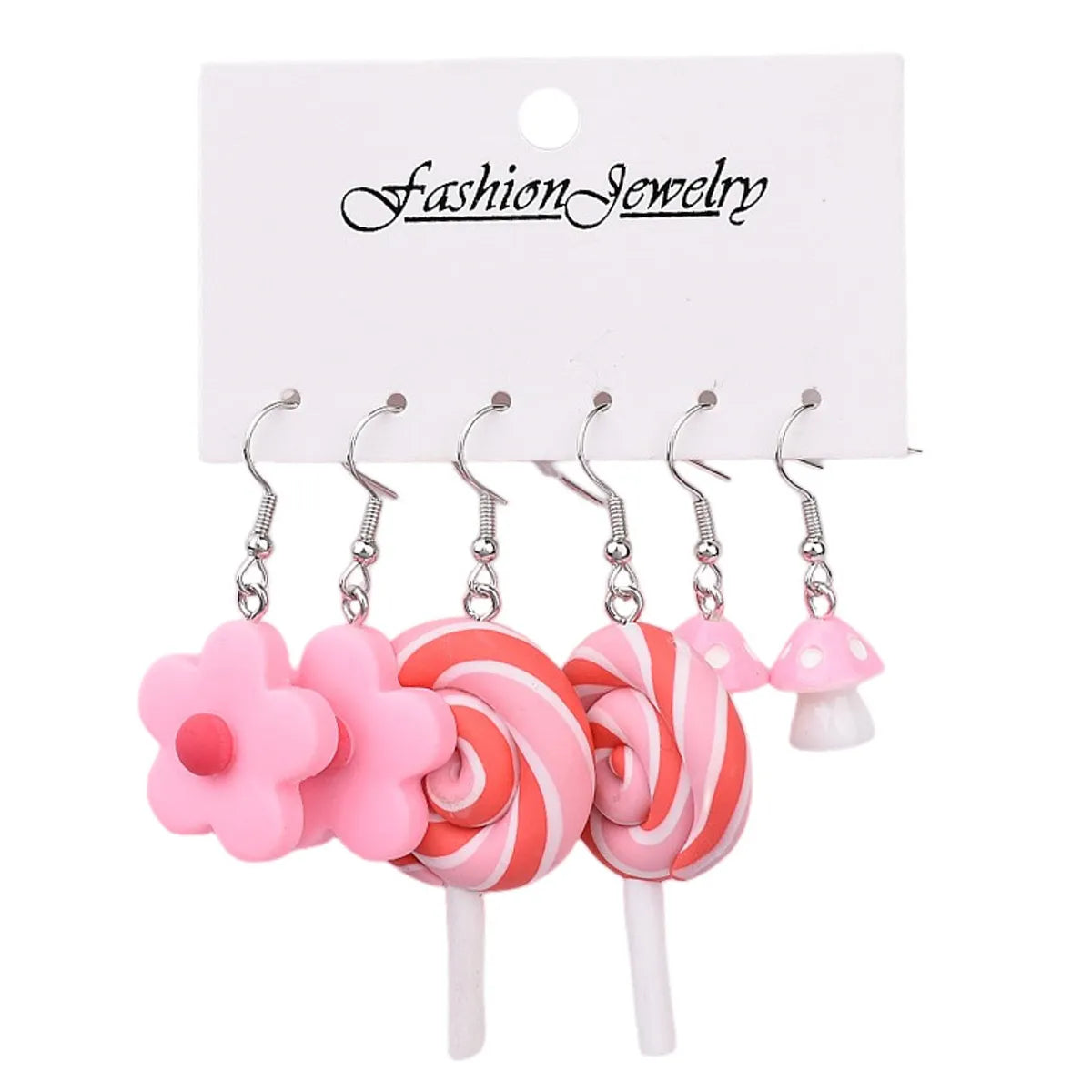 1 Set Simple Style Fruit Enamel Arylic Drop Earrings