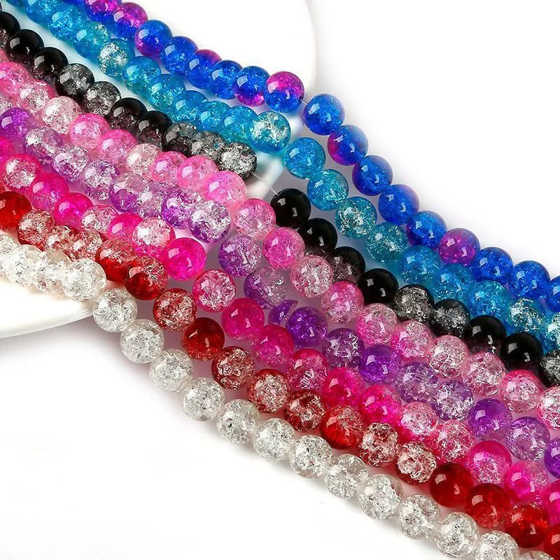 1 Set Diameter 4mm Diameter 6 Mm Diameter 8mm Glass Round Beads