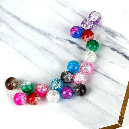 1 Set Diameter 4mm Diameter 6 Mm Diameter 8mm Glass Round Beads