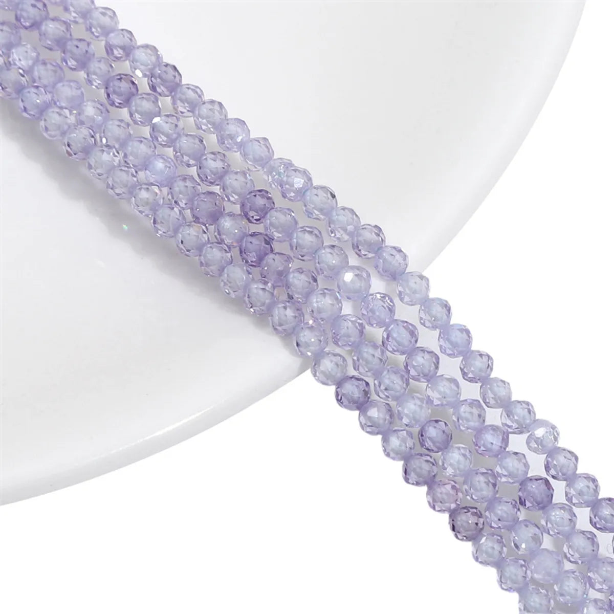 1 Set Artificial Crystal Solid Color Beads