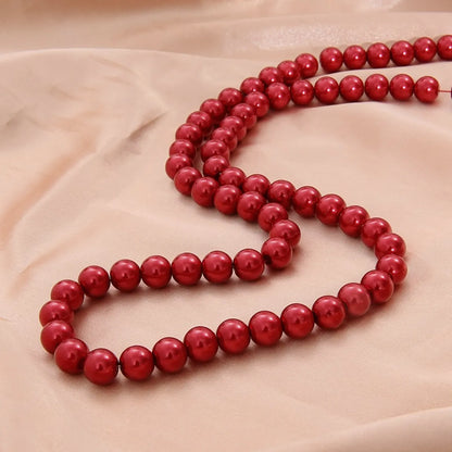 1 Set Diameter 4mm Diameter 6 Mm Diameter 8mm Glass Solid Color Beads