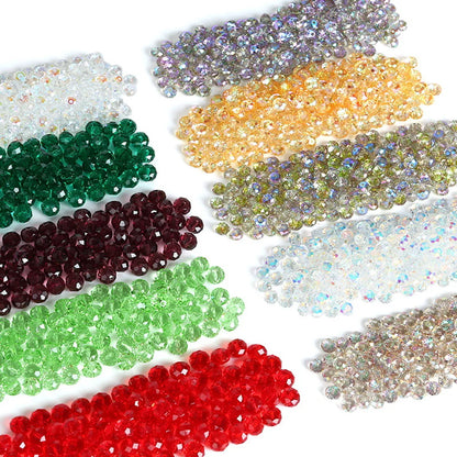 1 Set Glass Solid Color Beads