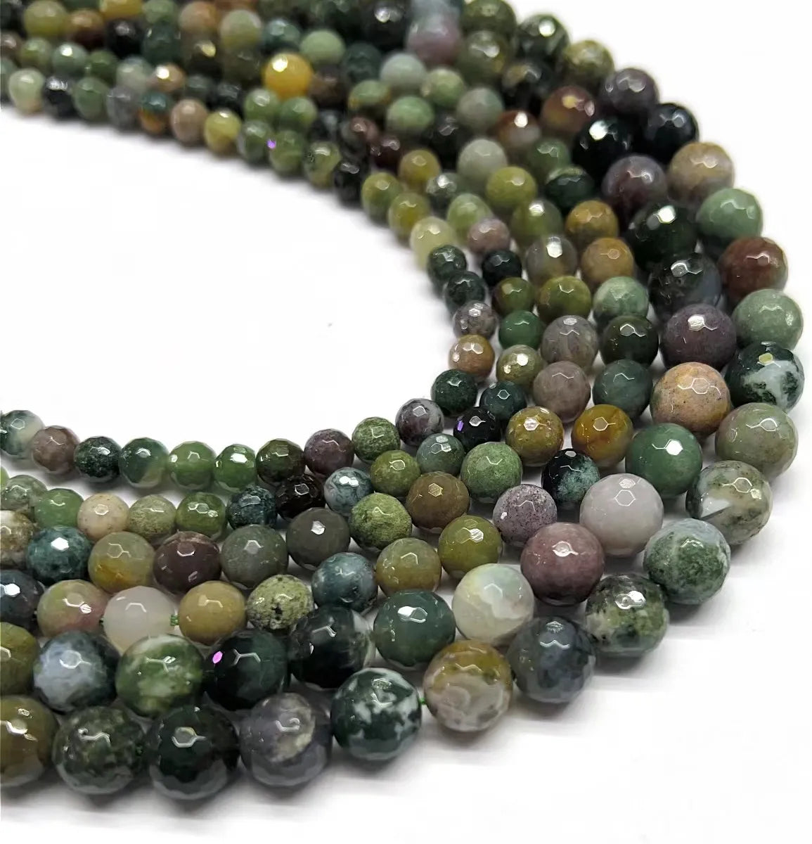 1 Strand/Package Diameter 10mm Diameter 6 Mm Diameter 8mm 1.2-1.5 Beaded Natural Stone Colorful Agate Agate Geometric Polished Beads