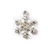 10 PCS/Package 10*13mm 14*19mm Alloy Rhinestones Snowflake Pendant