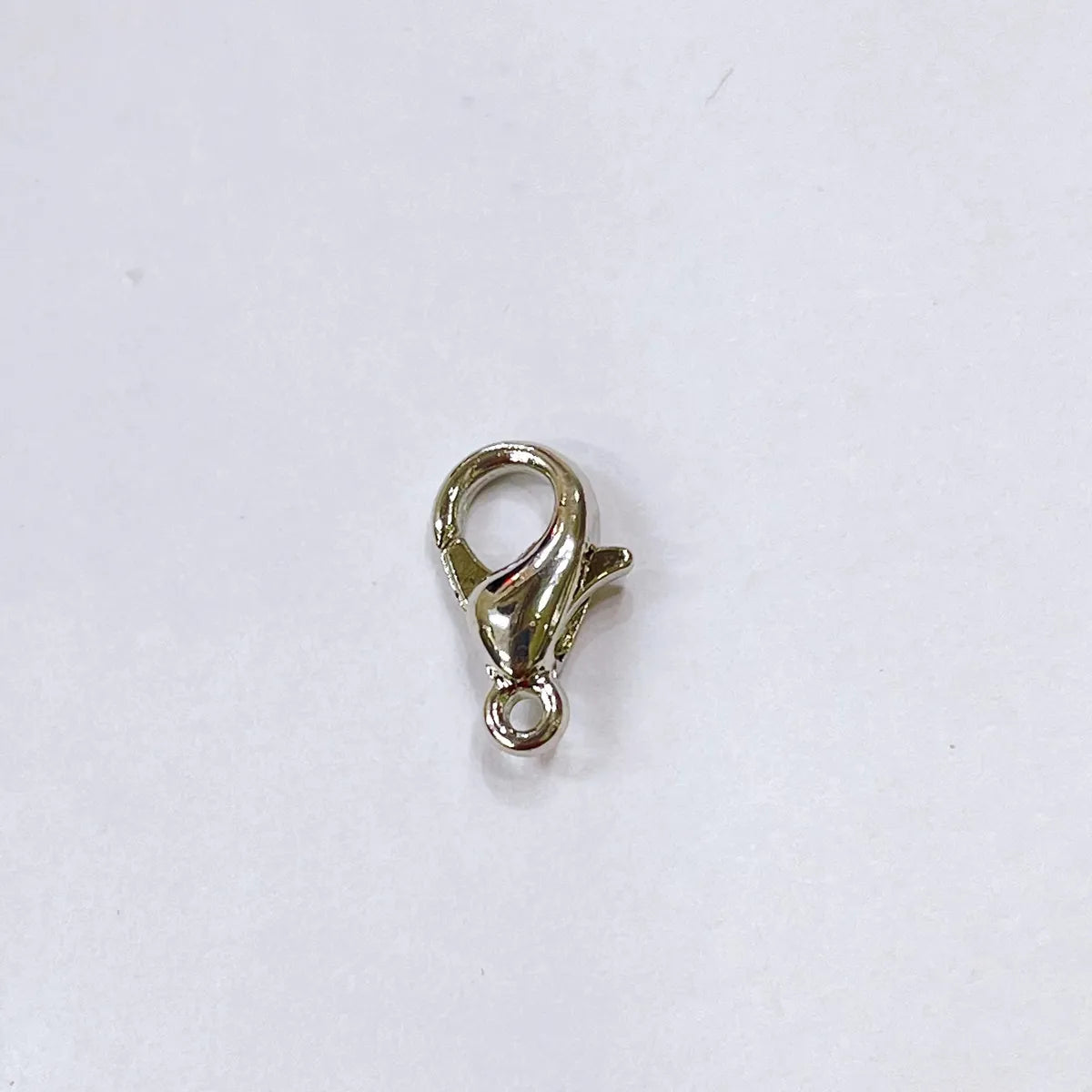 10 PCS/Package 10 * 7mm 12 * 7mm 15 * 10mm Stainless Steel Solid Color Lobster Clasp