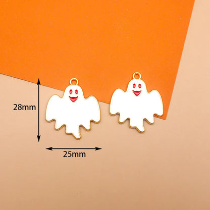 10 PCS/Package 19 * 24mm 25 * 28mm 33*30mm Alloy Cat Bat Ghost Pendant