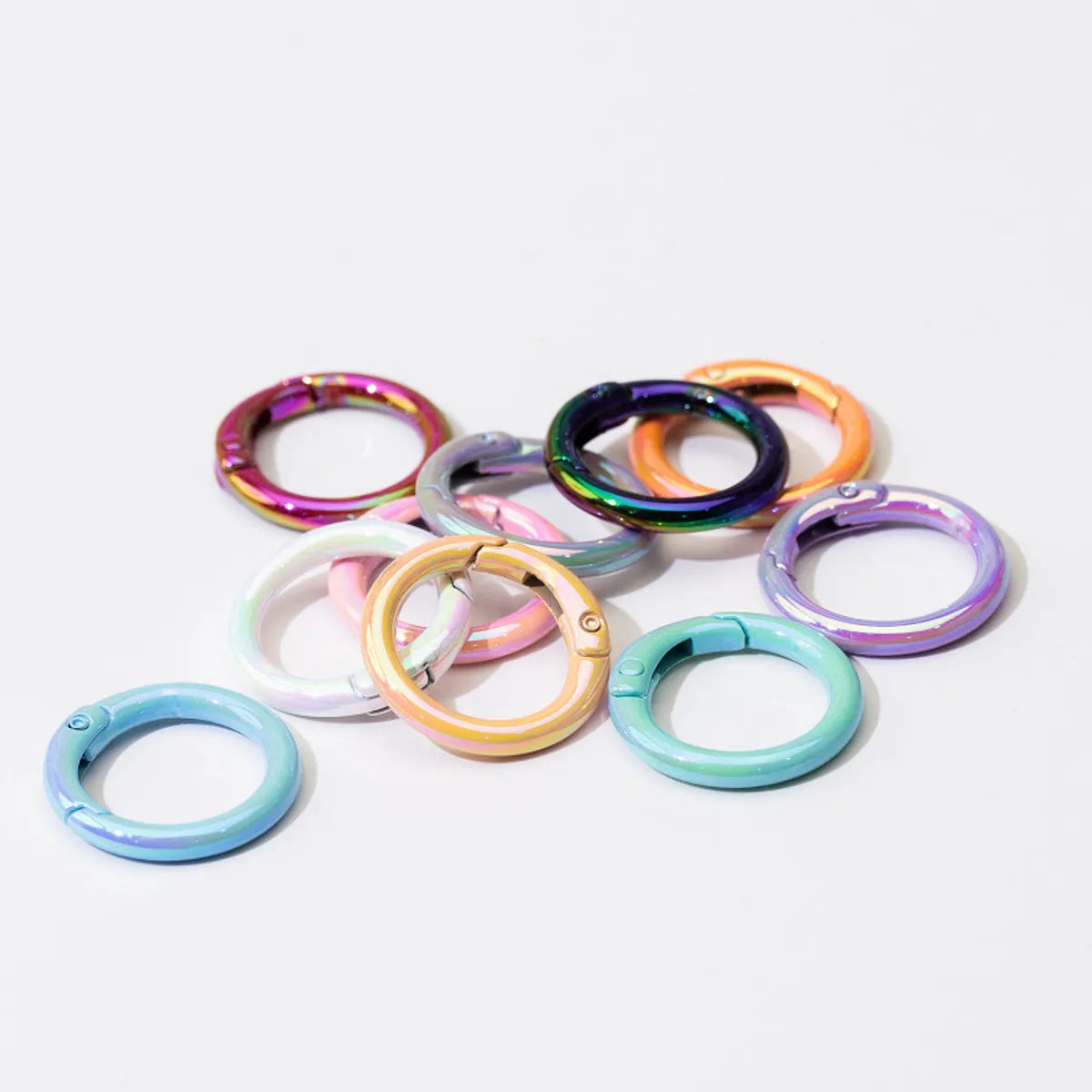 10 PCS/Package 20mm 25mm (Sold By Unit) Alloy Circle Connecting Ring Jump Ring