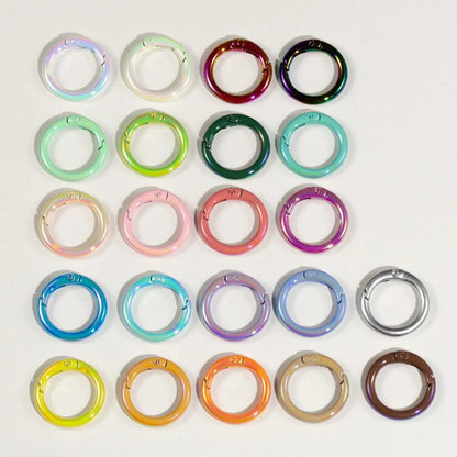 10 PCS/Package 20mm 25mm (Sold By Unit) Alloy Circle Connecting Ring Jump Ring