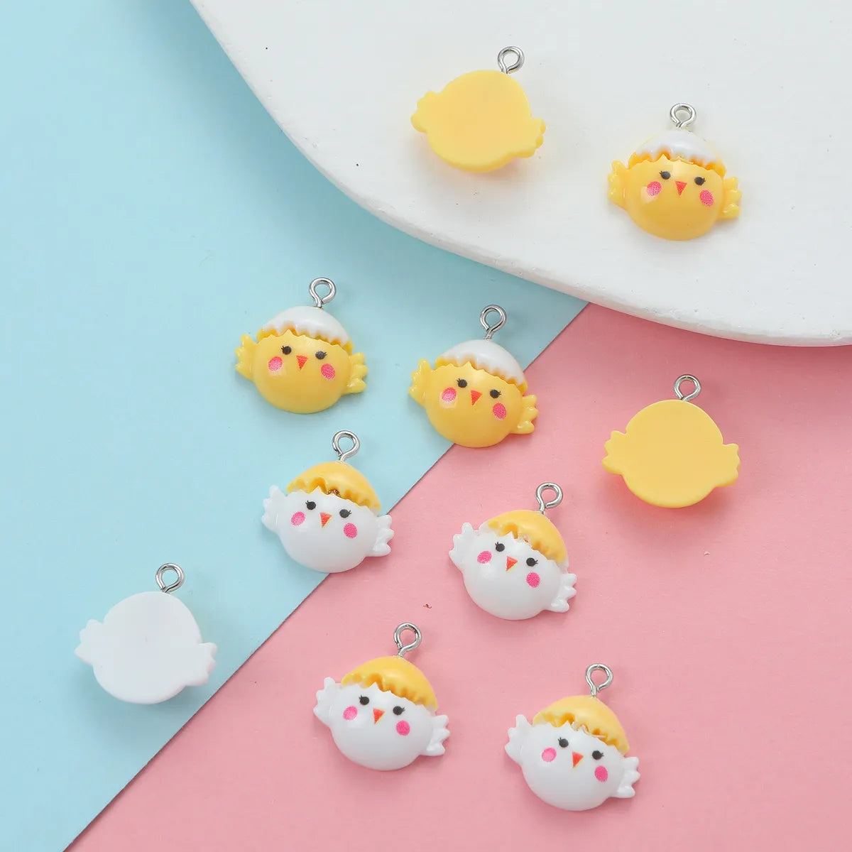 10 PCS/Package 21mm Hole Under 1mm Resin Animal Pendant