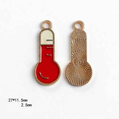 10 PCS/Package 23*32.5mm 27*26mm 8.5*30mm Hole 1~1.9mm Hole 2~2.9mm Alloy Human Face Mask Heart Shape Pendant