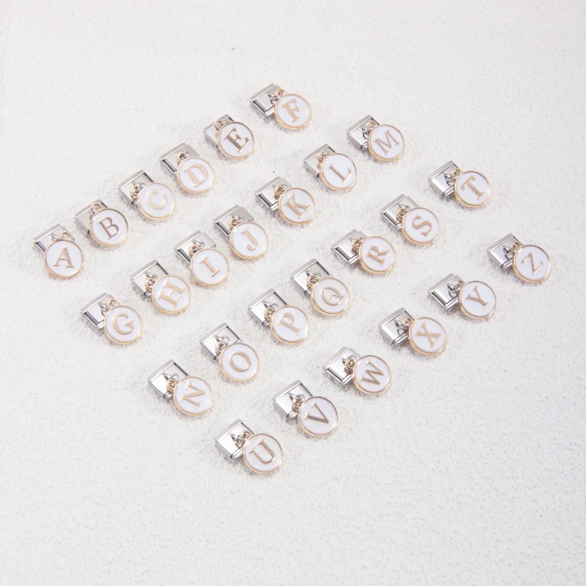 10 PCS/Package 304 Stainless Steel Letter Pendant