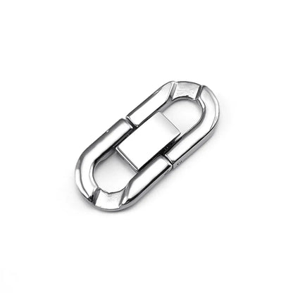 10 PCS/Package 304 Stainless Steel Solid Color Jewelry Buckle