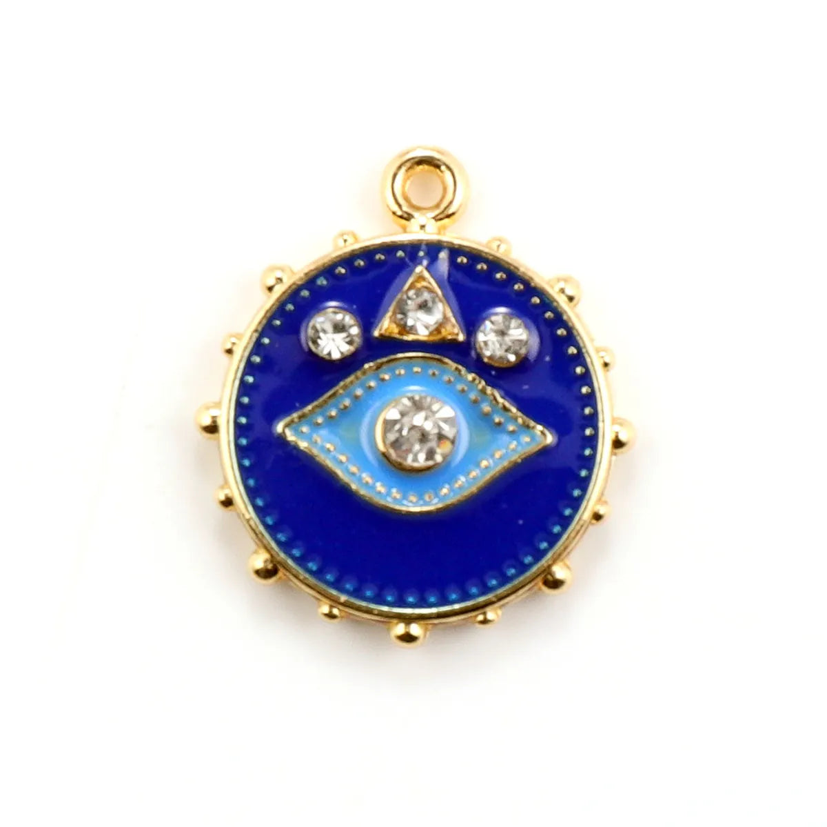 10 PCS/Package Alloy Color Block Pendant