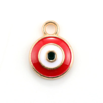 10 PCS/Package Alloy Color Block Pendant