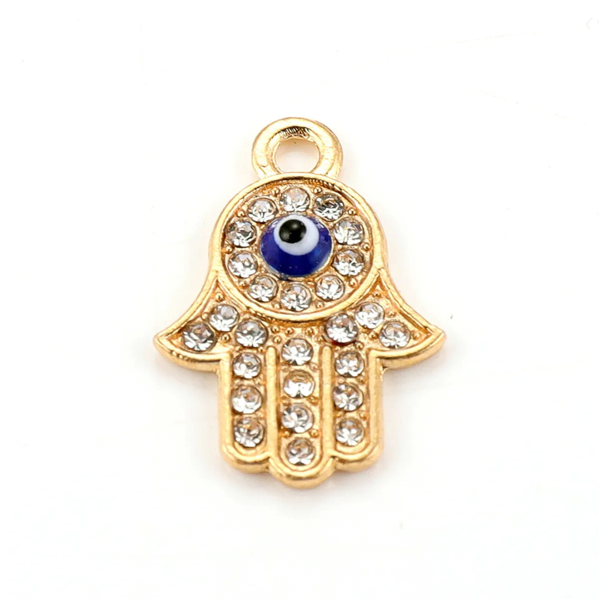 10 PCS/Package Alloy Color Block Pendant