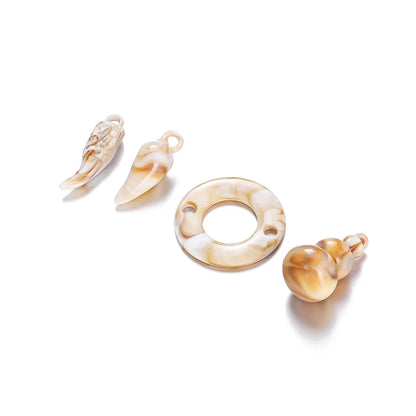 10 PCS/Package Arylic Conch Pendant