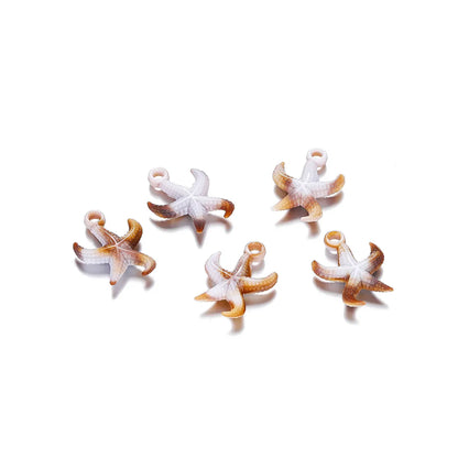 10 PCS/Package Arylic Conch Pendant