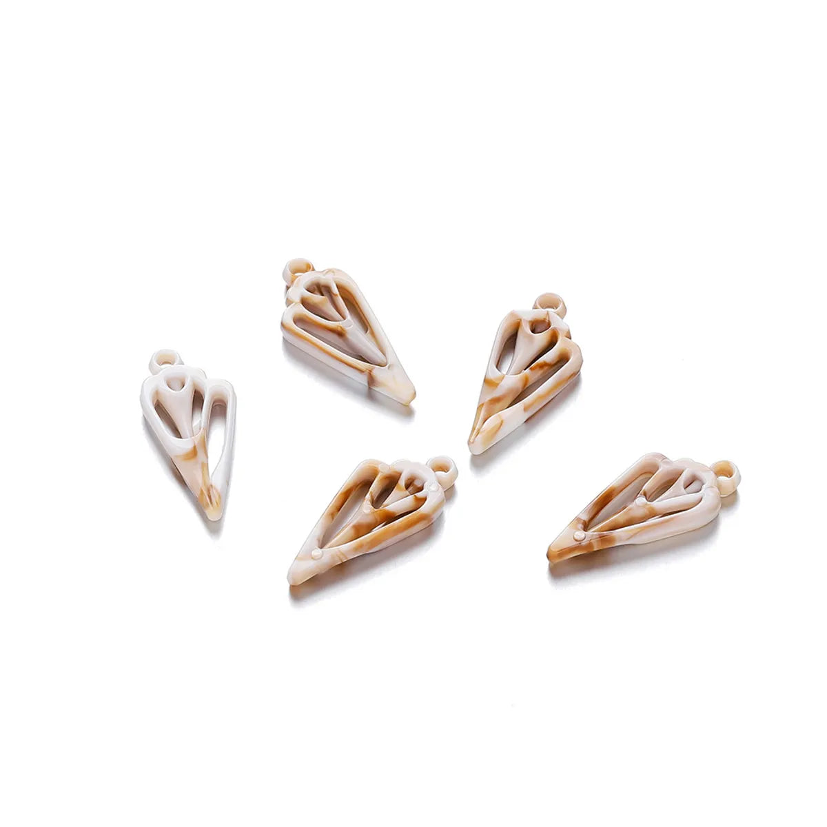 10 PCS/Package Arylic Conch Pendant