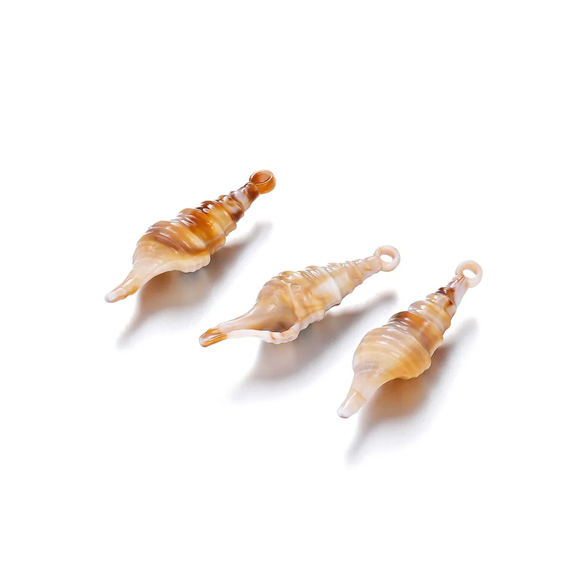 10 PCS/Package Arylic Conch Pendant