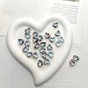 10 PCS/Package Ceramics Heart Shape Pendant