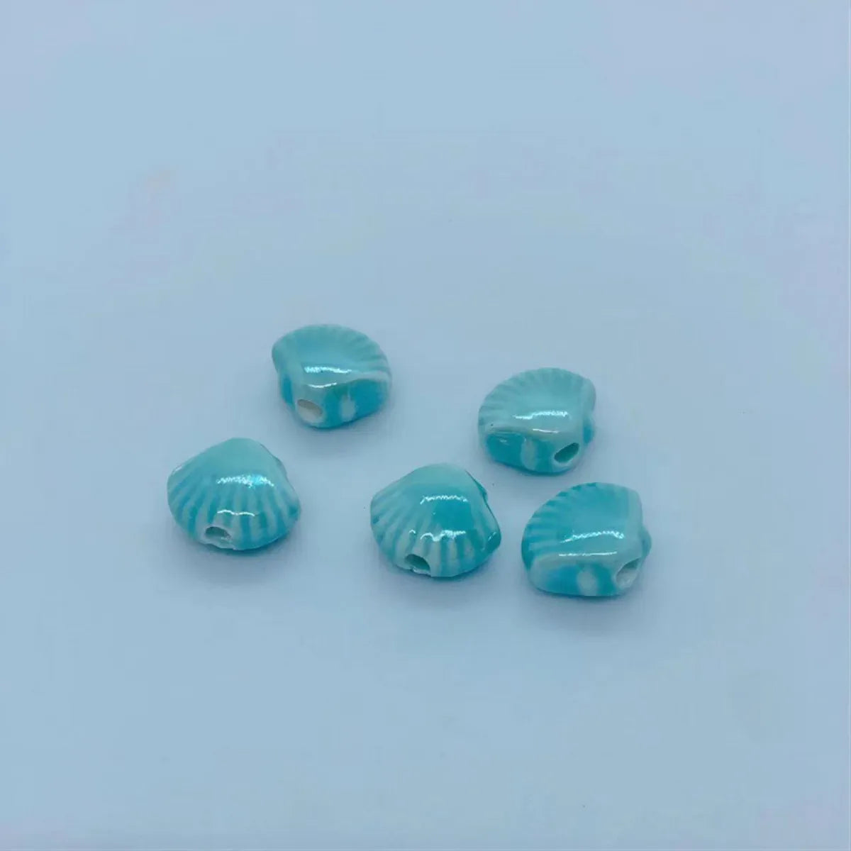 10 PCS/Package Ceramics Shell Beads