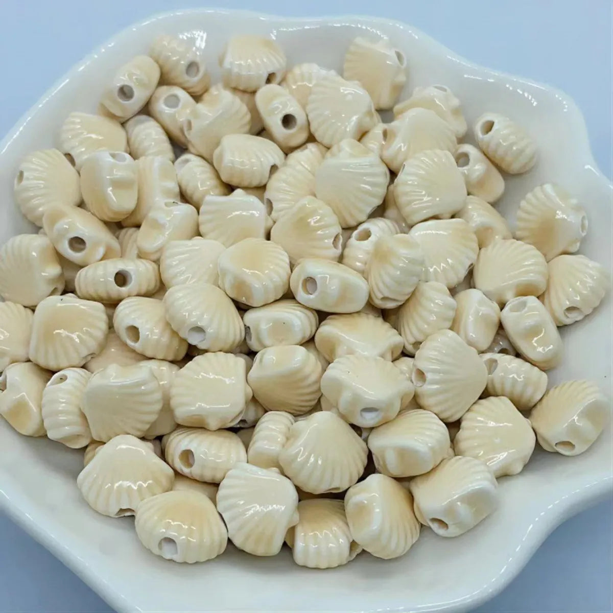 10 PCS/Package Ceramics Shell Beads