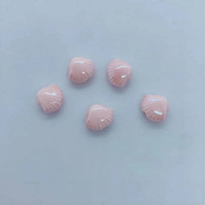 10 PCS/Package Ceramics Shell Beads