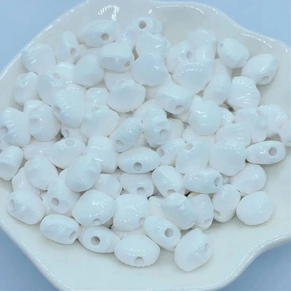 10 PCS/Package Ceramics Shell Beads