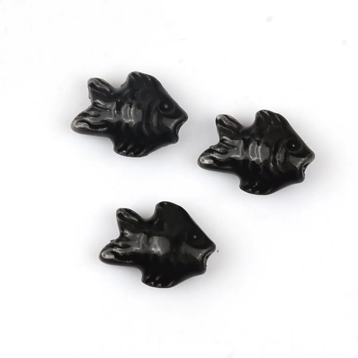 10 PCS/Package Ceramics Solid Color Beads