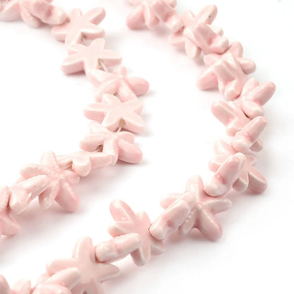 10 PCS/Package Ceramics Starfish Beads