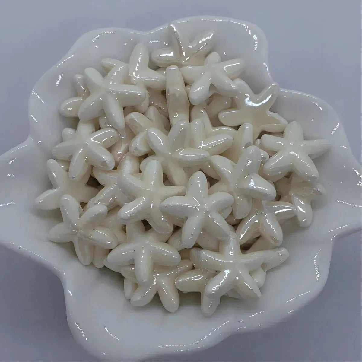 10 PCS/Package Ceramics Starfish Beads