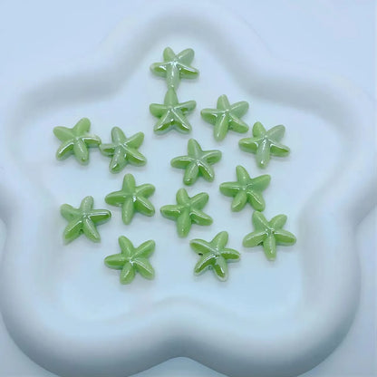 10 PCS/Package Ceramics Starfish Beads