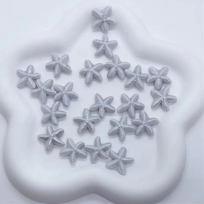 10 PCS/Package Ceramics Starfish Beads