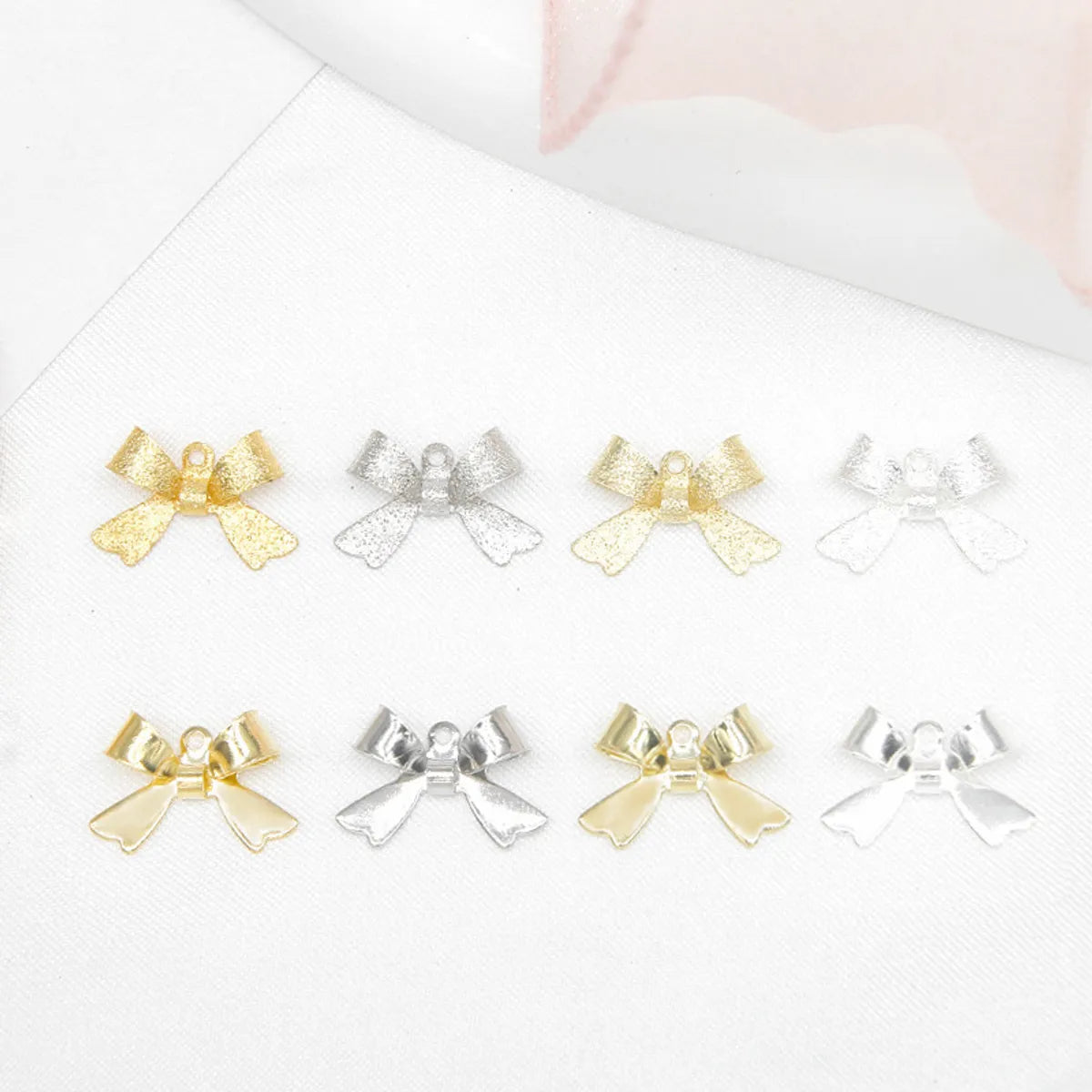 10 PCS/Package Copper Bow Knot Pendant