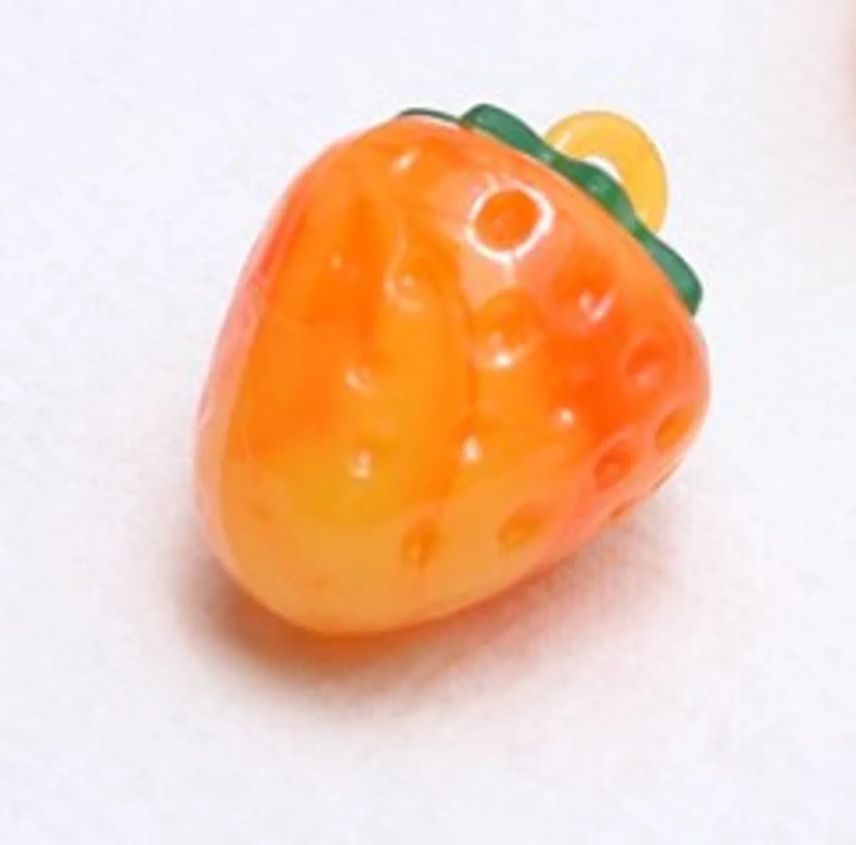 10 Pcs/Package Cute Cherry Strawberry Resin Jewelry Accessories