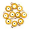 10 PCS/Package Diameter 8mm Alloy Eye Pendant