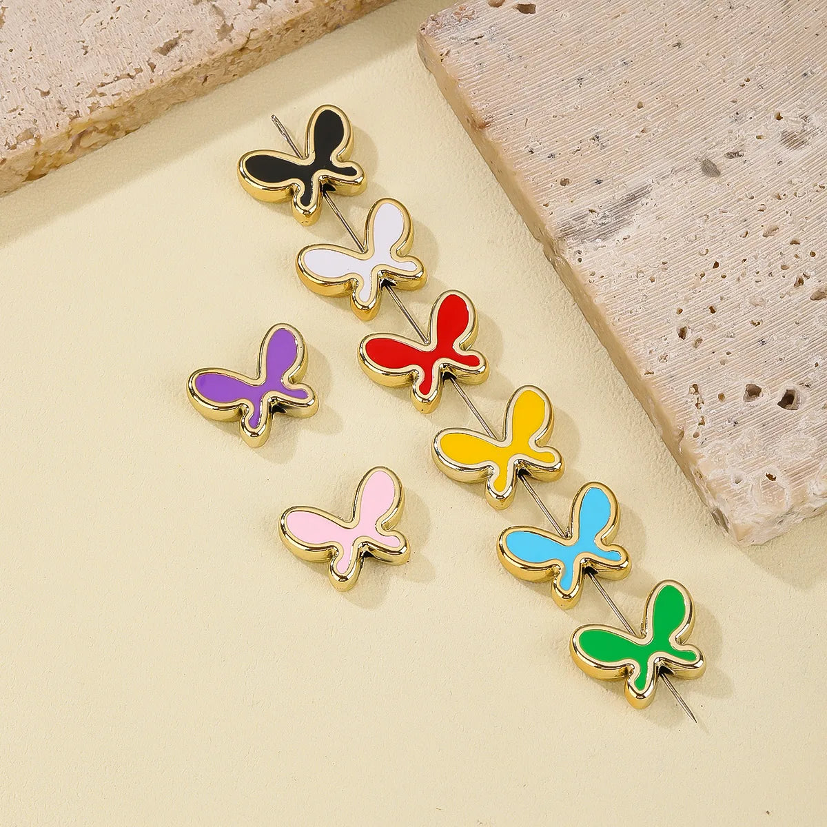 10 PCS/Package Hole 1~1.9mm Arylic Butterfly Beads