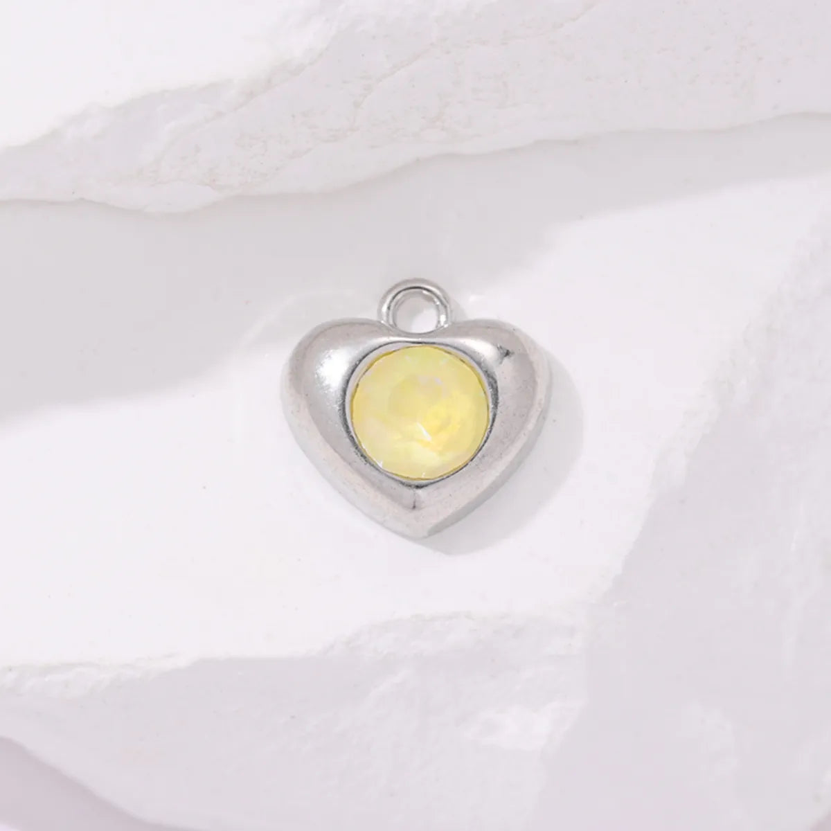 10 PCS/Package Hole Under 1mm Alloy Alloy Heart Shape Pendant