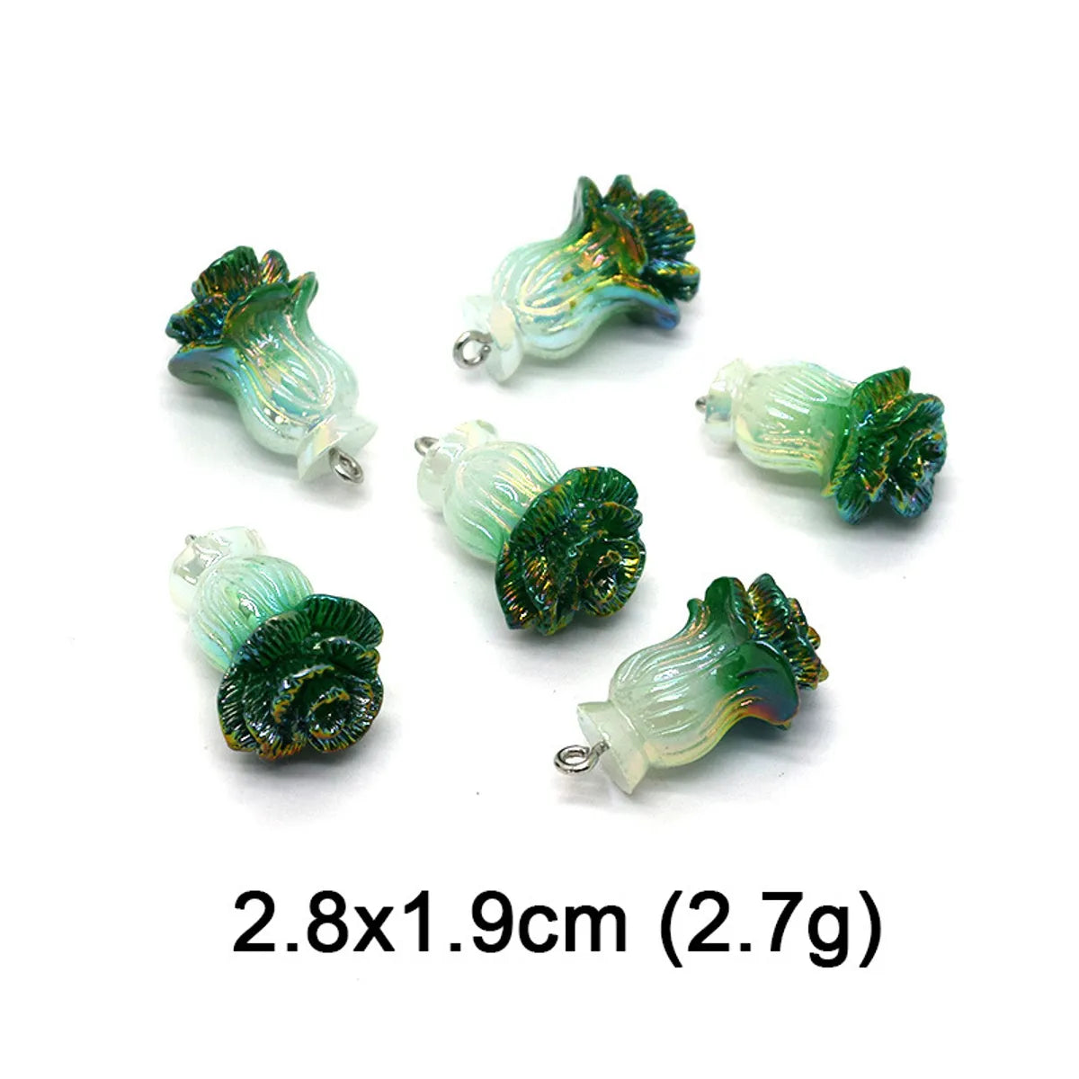 10 PCS/Package Plastic Resin Fruit Pendant