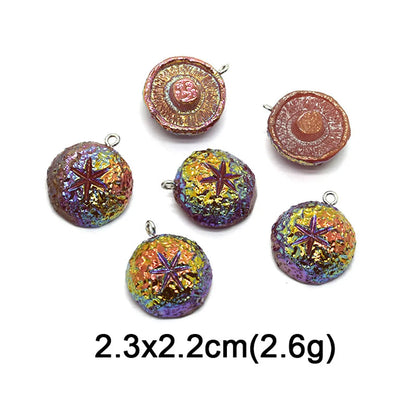 10 PCS/Package Plastic Resin Fruit Pendant