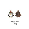 10 PCS/Package Zinc Alloy Christmas Hat Christmas Socks Pendant