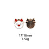 10 PCS/Package Zinc Alloy Christmas Hat Christmas Socks Pendant