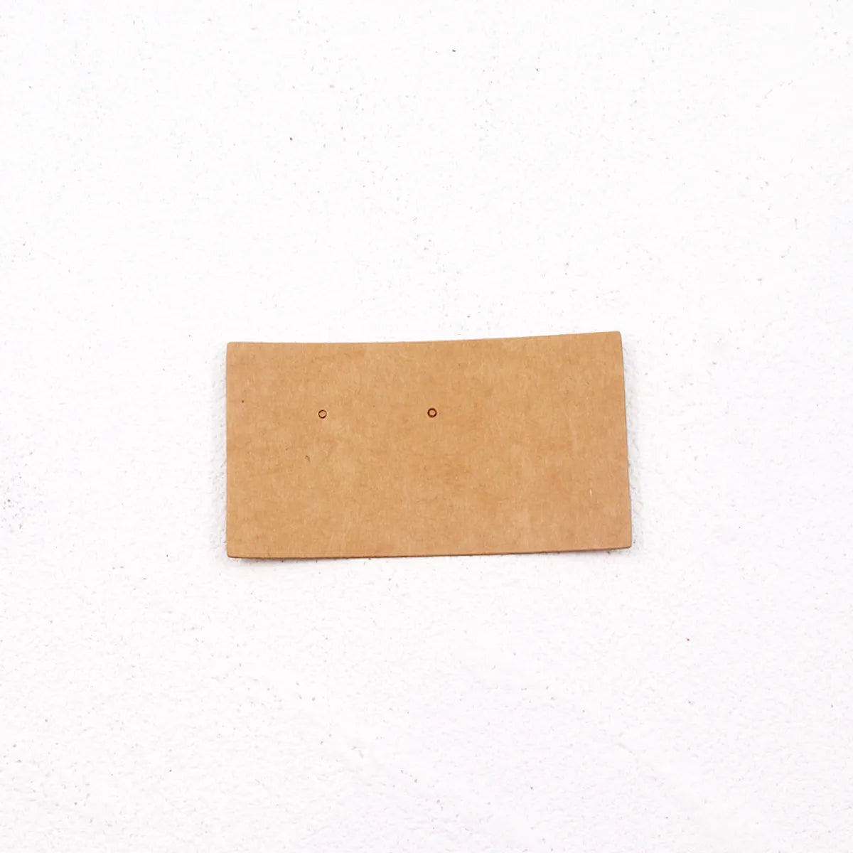 100 Blank Kraft Paper Earrings Earrings Card Bracelet Necklace Hairpin Jewelry Packaging Card Spot Wholesale