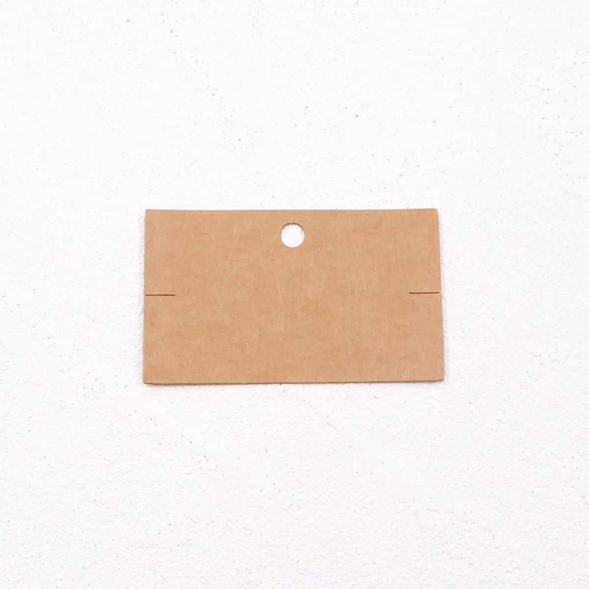 100 Blank Kraft Paper Earrings Earrings Card Bracelet Necklace Hairpin Jewelry Packaging Card Spot Wholesale