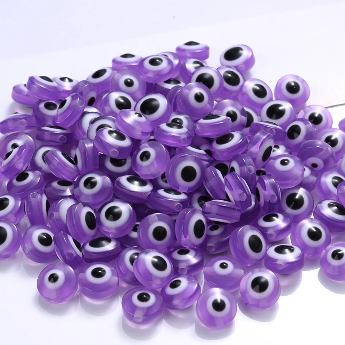 100 PCS/Package 50 PCS/Package Resin Solid Color Beads