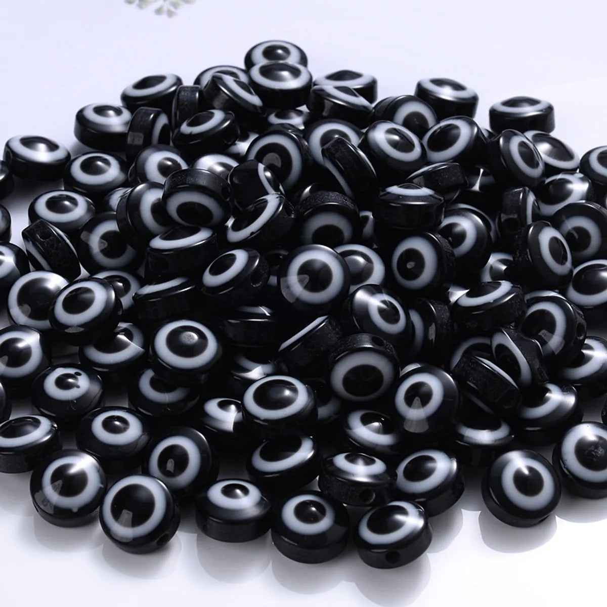 100 PCS/Package 50 PCS/Package Resin Solid Color Beads